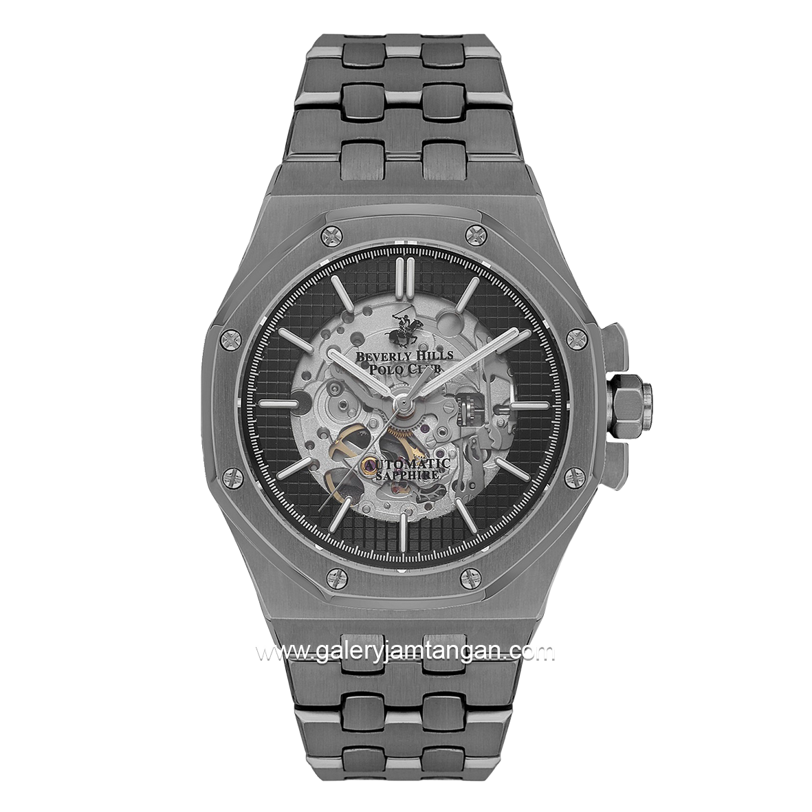 Beverly Hills Polo Club BP3573X.650 Black Stainless Steel Automatic