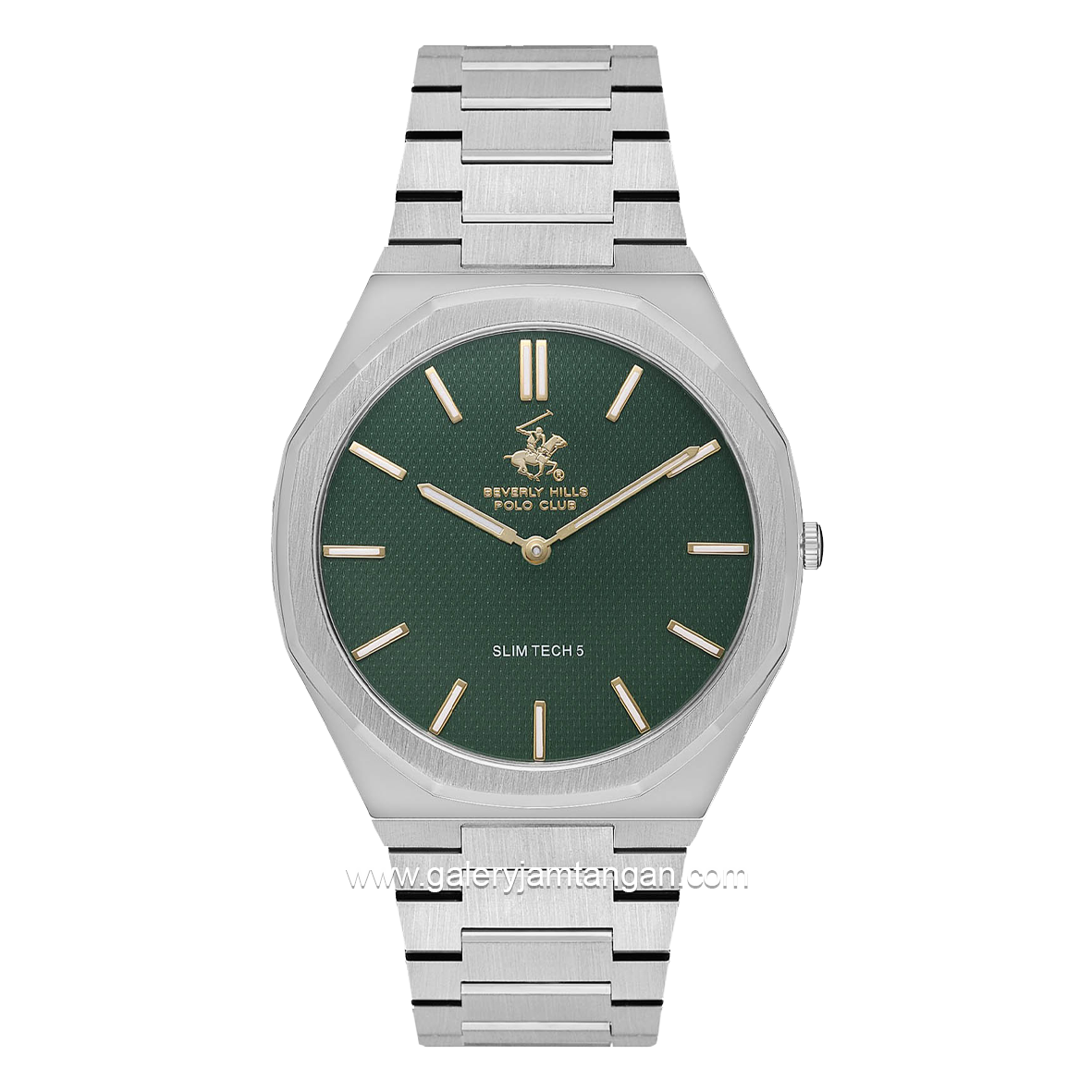 Beverly Hills Polo Club BP3604X.370 Silver Dial Green Stainless Steel