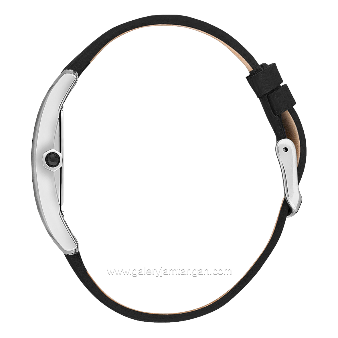 Beverly Hills Polo Club BP3613C.321 Black Silver Leather Strap