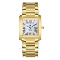 BEVERLY HILLS POLO CLUB BP3644X.120 Gold Dial White Stainless Steel
