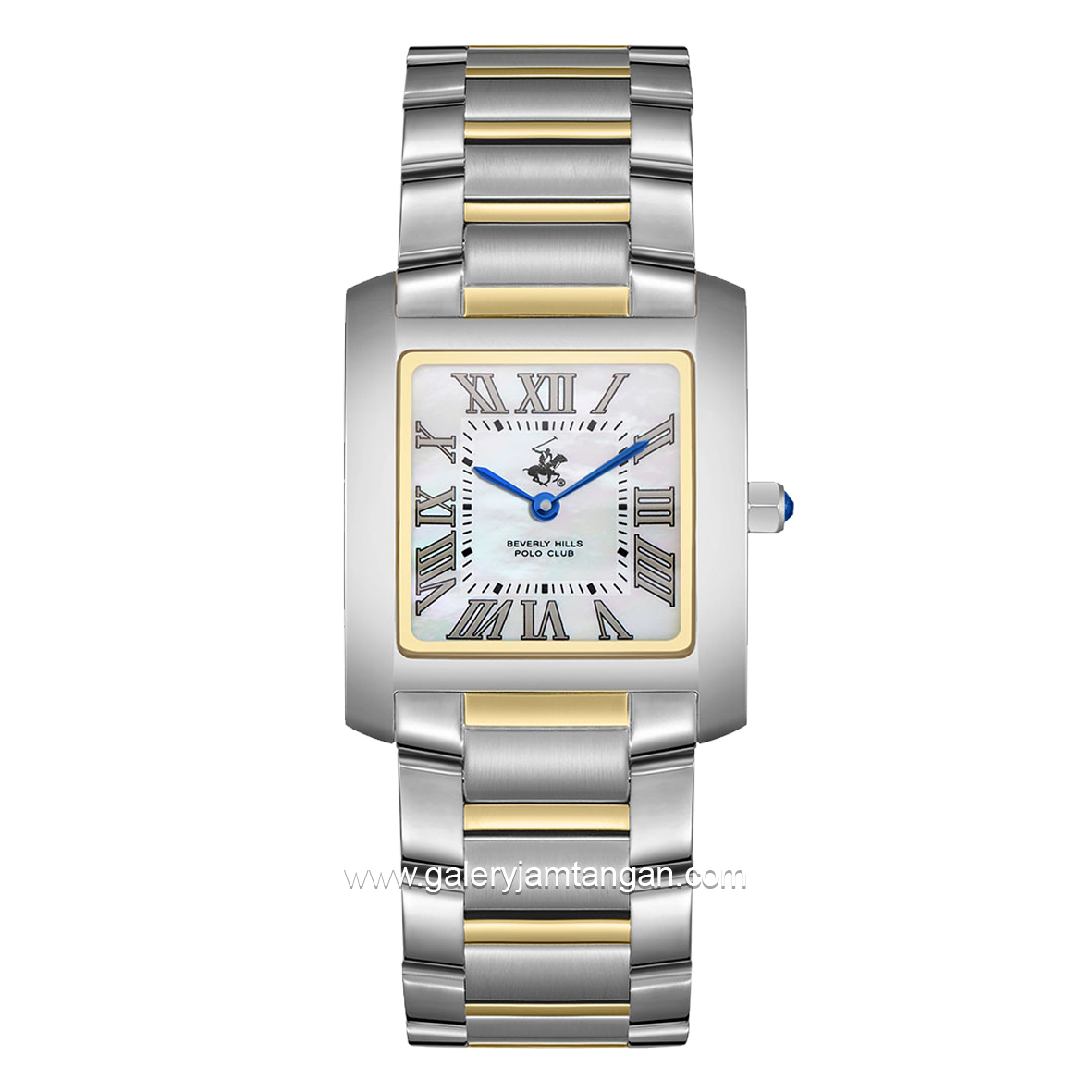 BEVERLY HILLS POLO CLUB BP3644X.220 Silver Gold Stainless Steel