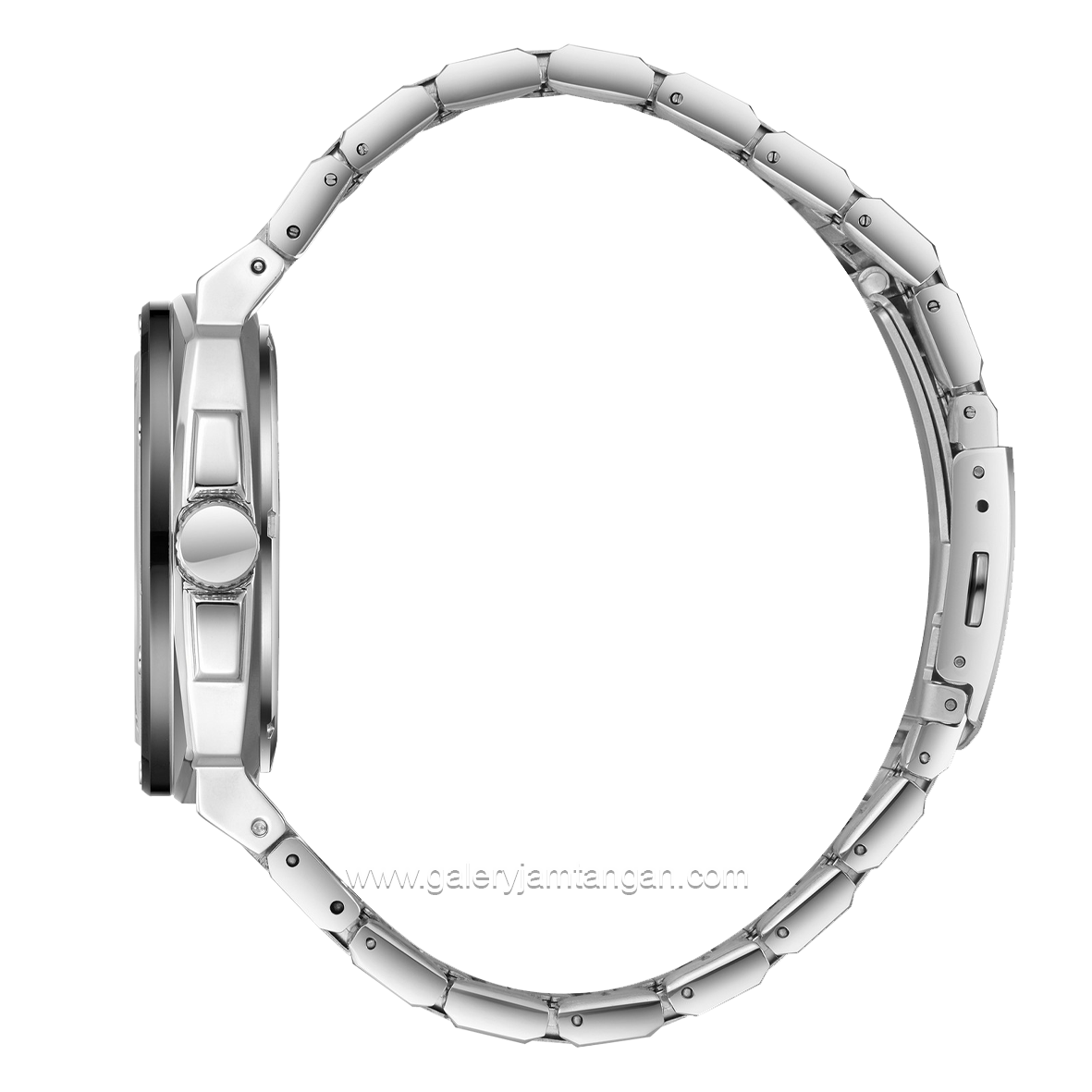Beverly Hills Polo Club BP3655X.380 Silver Black Stainless Steel