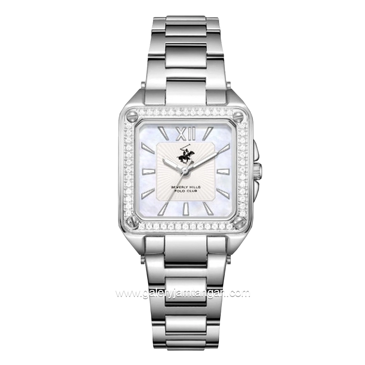 Beverly Hills Polo Club BP3671C.320 Silver Dial White Stainless Steel