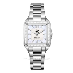 Beverly Hills Polo Club BP3671C.320 Silver Dial White Stainless Steel