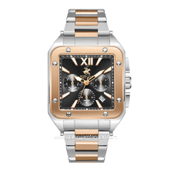 Beverly Hills Polo Club BP3685X.550 Silver Combination Gold Dial Black Stainless Steel