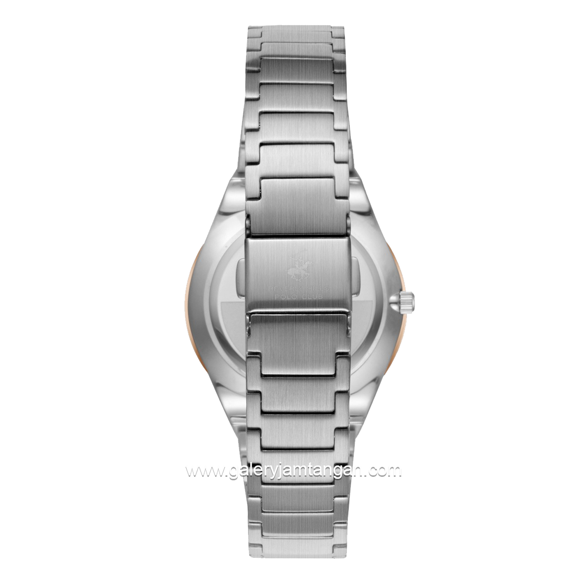 Beverly Hills Polo Club BP3713X.380 Silver Dial Pink Stainless Steel