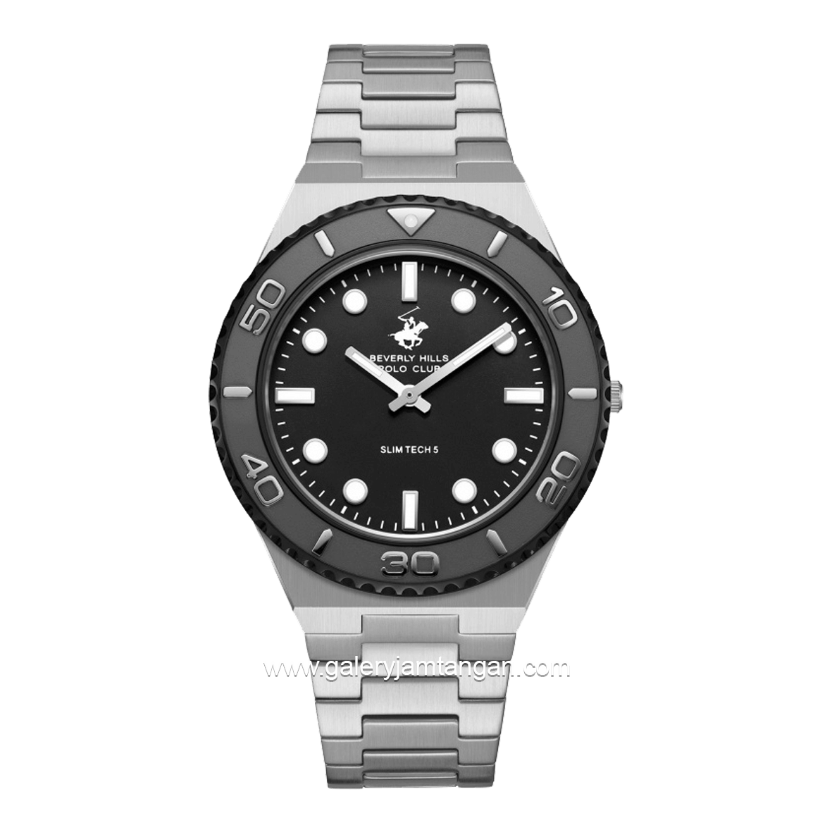 Beverly Hills Polo Club BP3714X.350 Watch Silver Black Stainless Steel