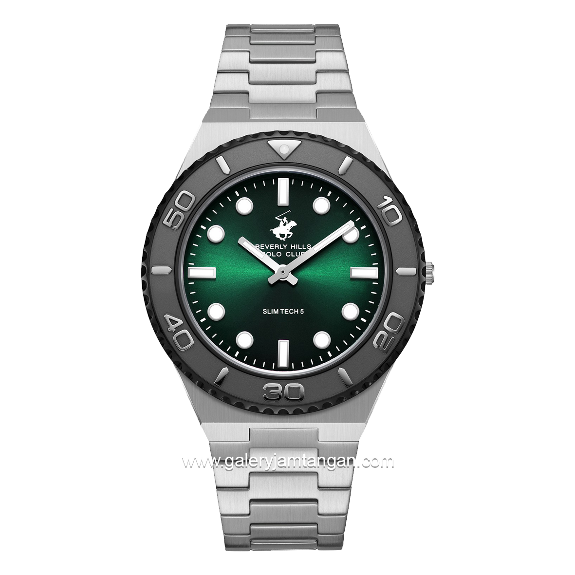 Beverly Hills Polo Club BP3714X.370 Watch Silver Black Stainless Steel