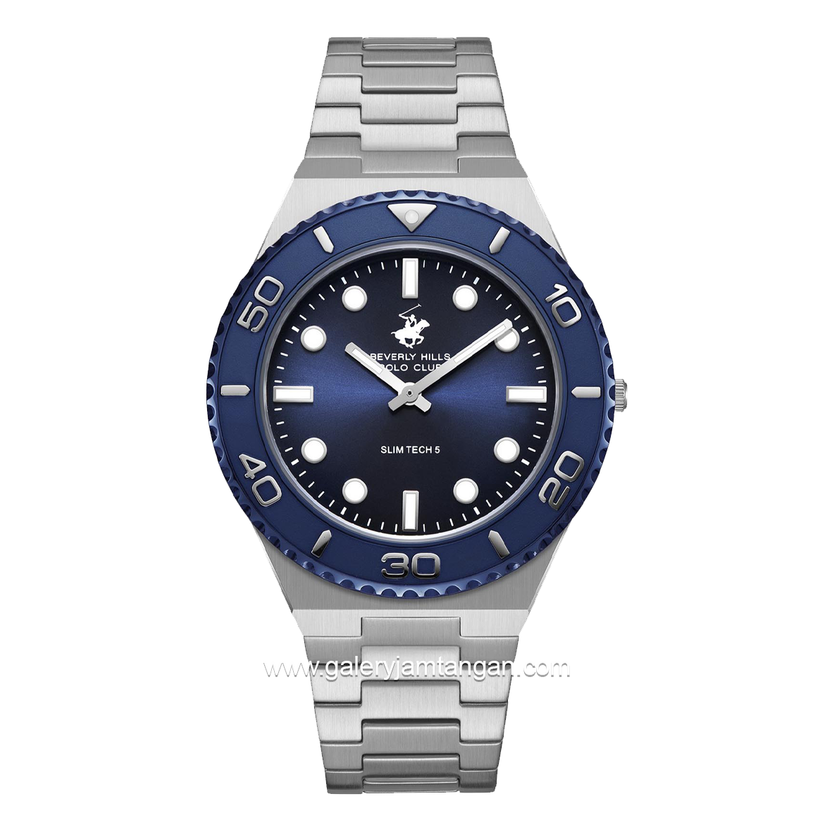 BEVERLY HILLS POLO CLUB BP3714X.390 Watch Silver Navy Stainless Steel