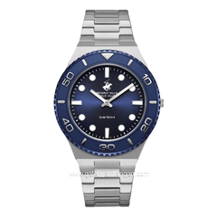 BEVERLY HILLS POLO CLUB BP3714X.390 Watch Silver Navy Stainless Steel