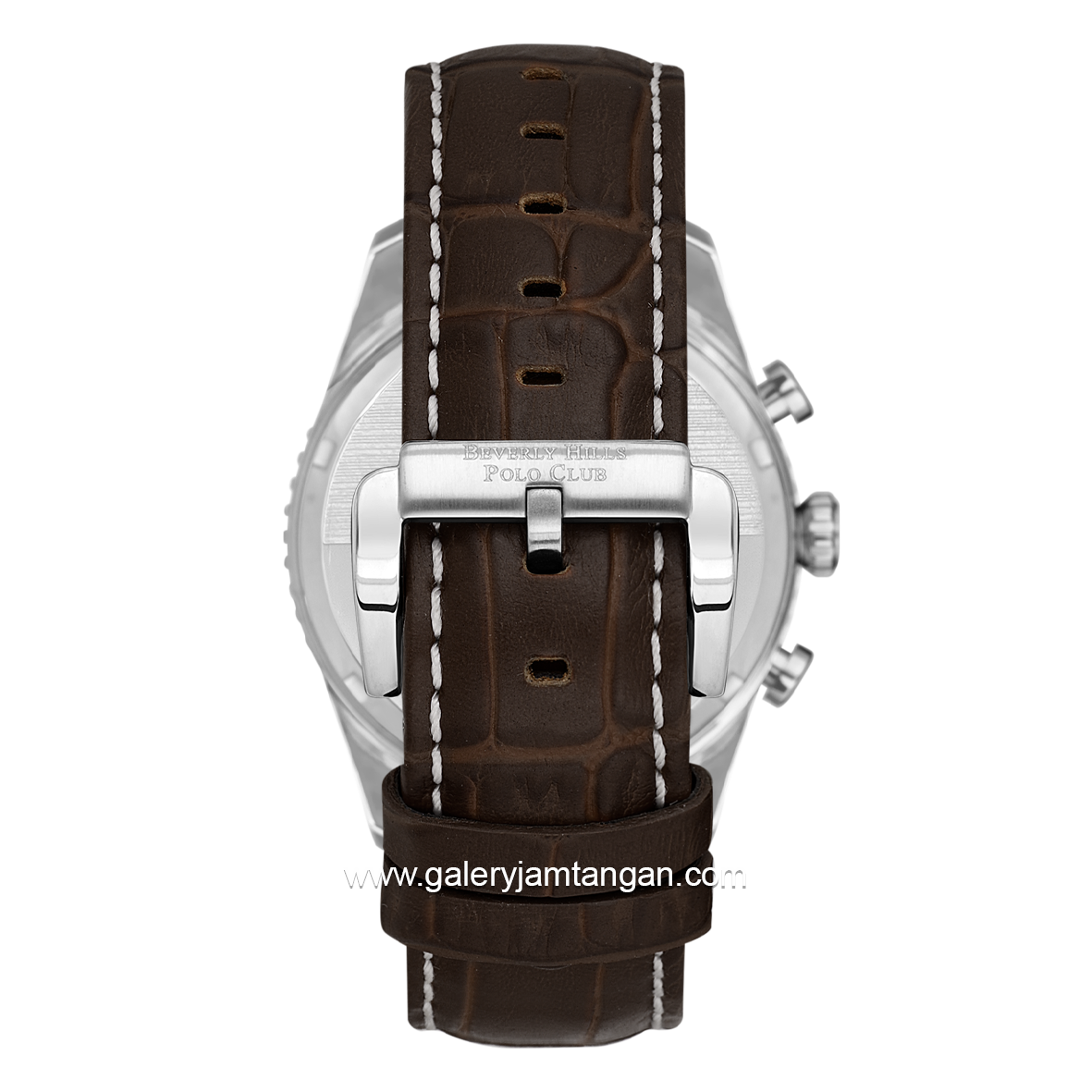 BEVERLY HILLS POLO CLUB BP3723X.372 Brown Dial Green Leather Strap