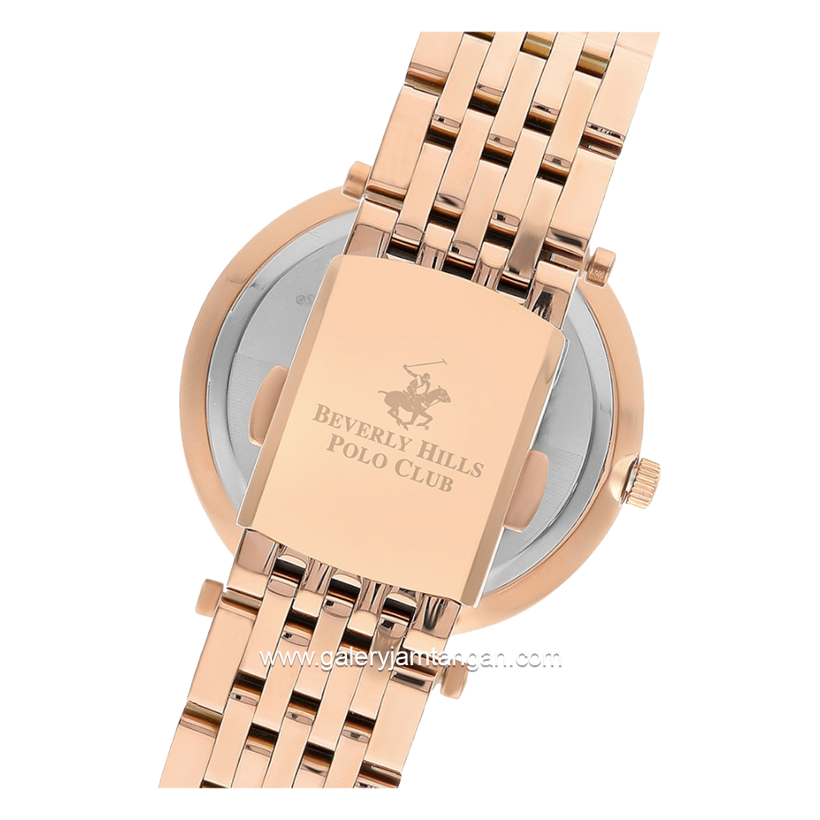 Beverly Hills Polo Club BP3183C.430 Rosegold Stainless Steel Strap