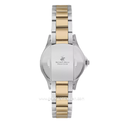 Beverly Hills Polo Club BP3241X.220 Silver Combinasi Gold Diamond Stainless Steel