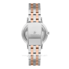 Beverly Hills Polo Club BP3289X.530 Silver Combinasi Rosegold Diamond Stainless Steel