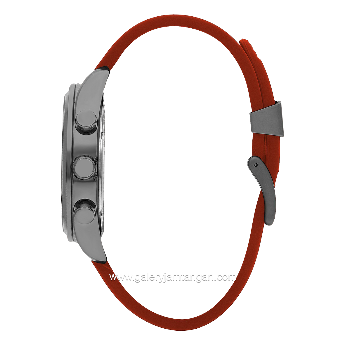 Beverly Hills Polo CLub BP3337X.061 Red Gray Rubber Strap