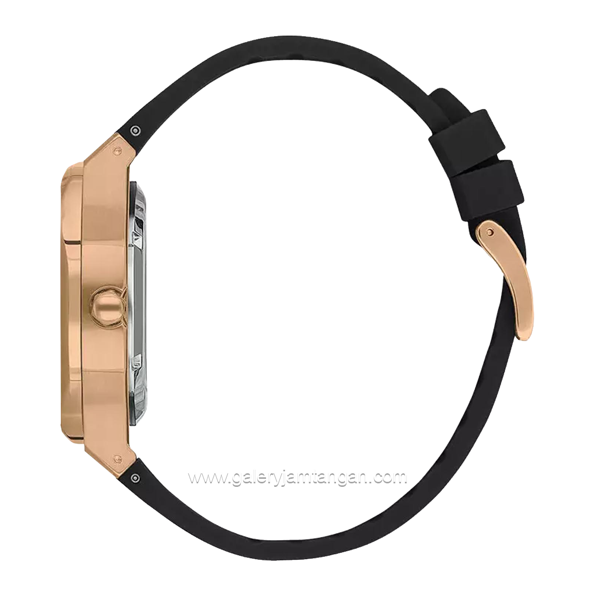 Beverly Hills Polo Club BP3543X.451 Automatic Black Rosegold Rubber Strap