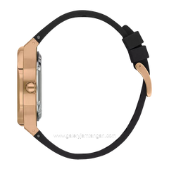 Beverly Hills Polo Club BP3543X.451 Automatic Black Rosegold Rubber Strap