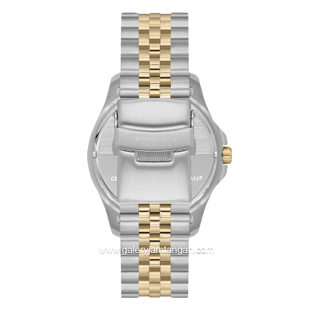 Beverly Hills Polo Club BP3559X.270 Silver Gold Dial Green Stainless Steel