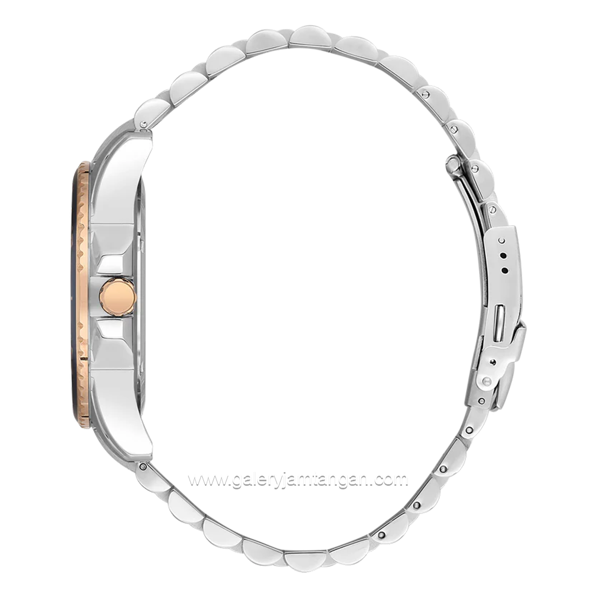 Beverly Hills Polo Club BP3559X.590 Silver Rosegold Dial Blue Stainless Steel