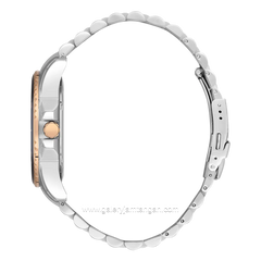 Beverly Hills Polo Club BP3559X.590 Silver Rosegold Dial Blue Stainless Steel