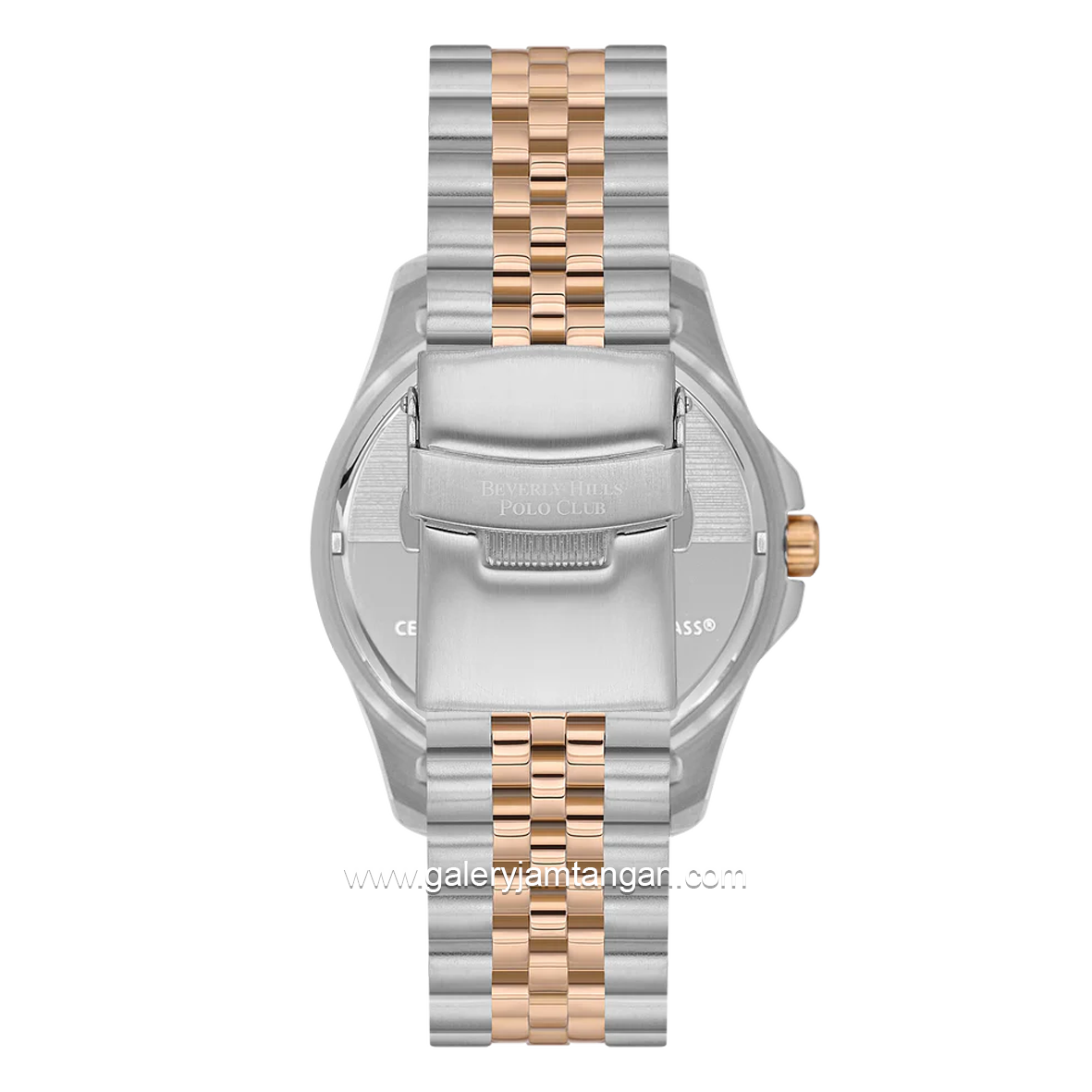 Beverly Hills Polo Club BP3559X.590 Silver Rosegold Dial Blue Stainless Steel