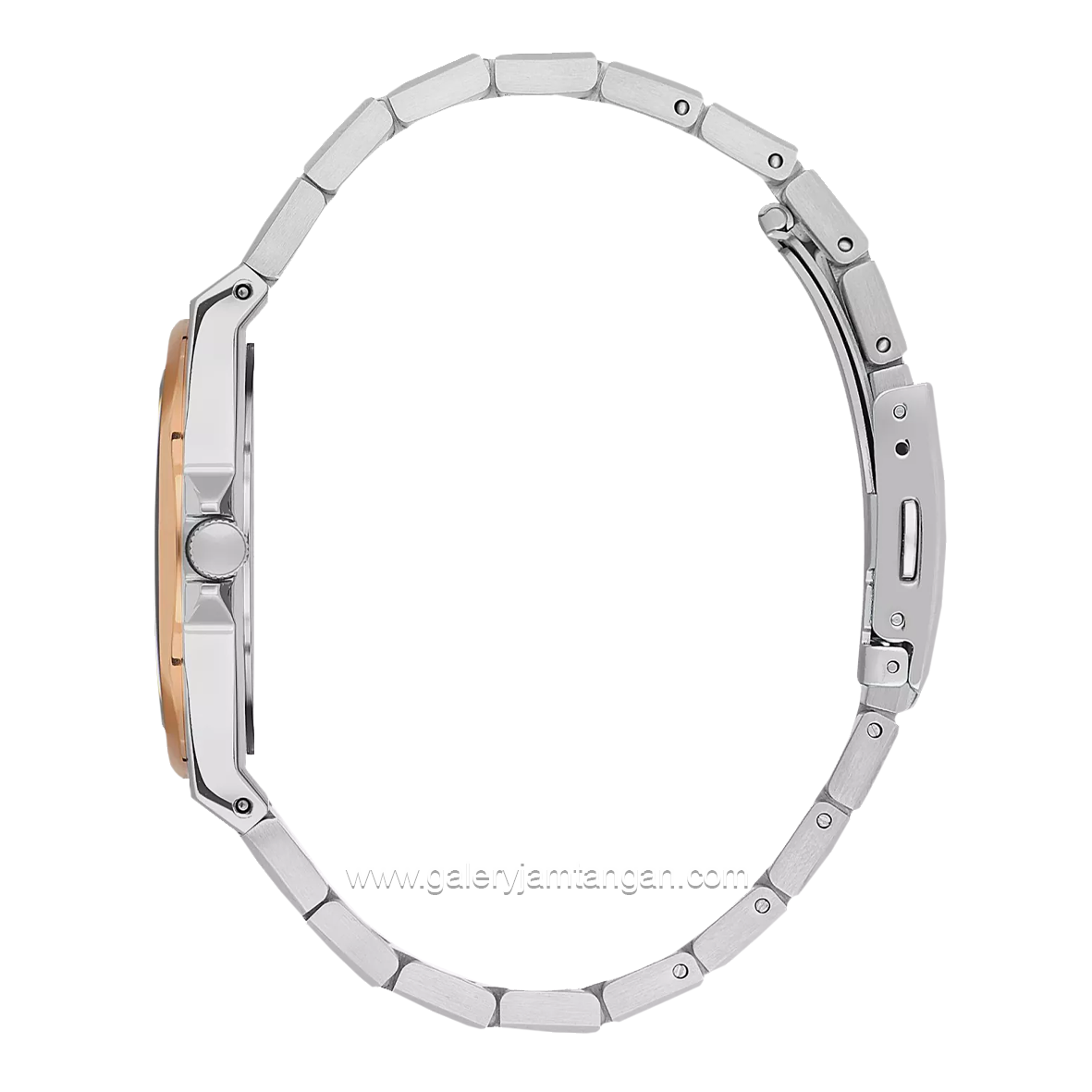 Beverly Hills Polo Club BP3570X.520 Silver Rosegold Diamond Stainless Steel