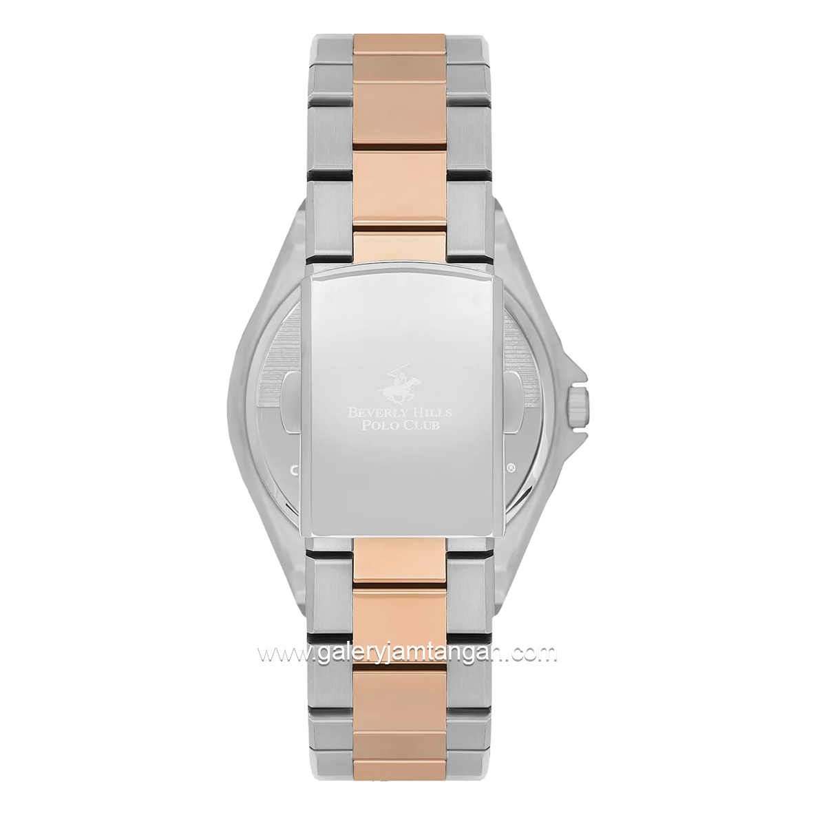 Beverly Hills Polo Club BP3570X.520 Silver Rosegold Diamond Stainless Steel