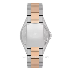 Beverly Hills Polo Club BP3570X.520 Silver Rosegold Diamond Stainless Steel
