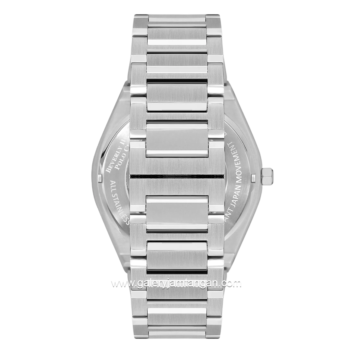 Beverly Hills Polo Club BP3574X.350 Watch Silver Dial Black Automatic Stainless Steel