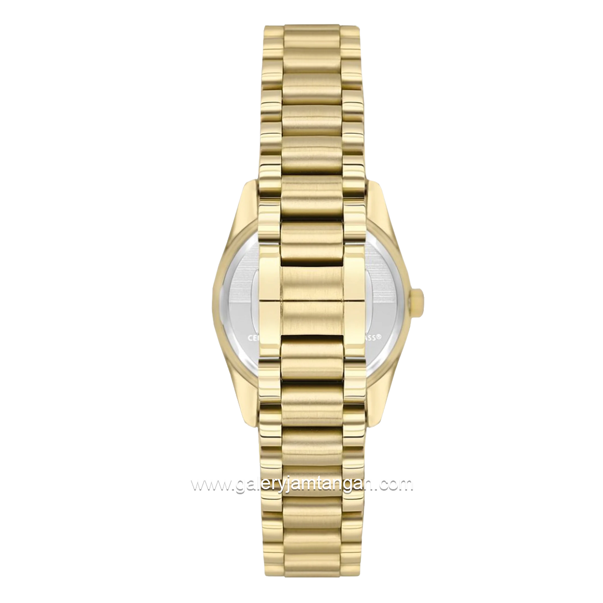 Beverly Hills Polo Club BP3596C.170 Gold Dial Green Floral Stainless Steel