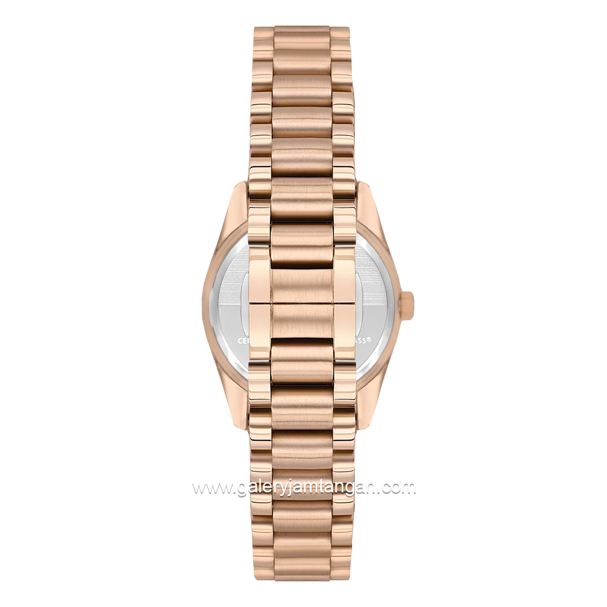 Beverly Hills Polo Club BP3596C.490 Rosegold Dial Blue Floral Stainless Steel