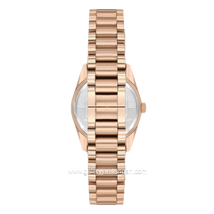 Beverly Hills Polo Club BP3596C.490 Rosegold Dial Blue Floral Stainless Steel