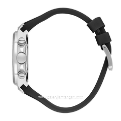 Beverly Hills Polo Club BP3623X.351 Black Black Silver Rubber Strap