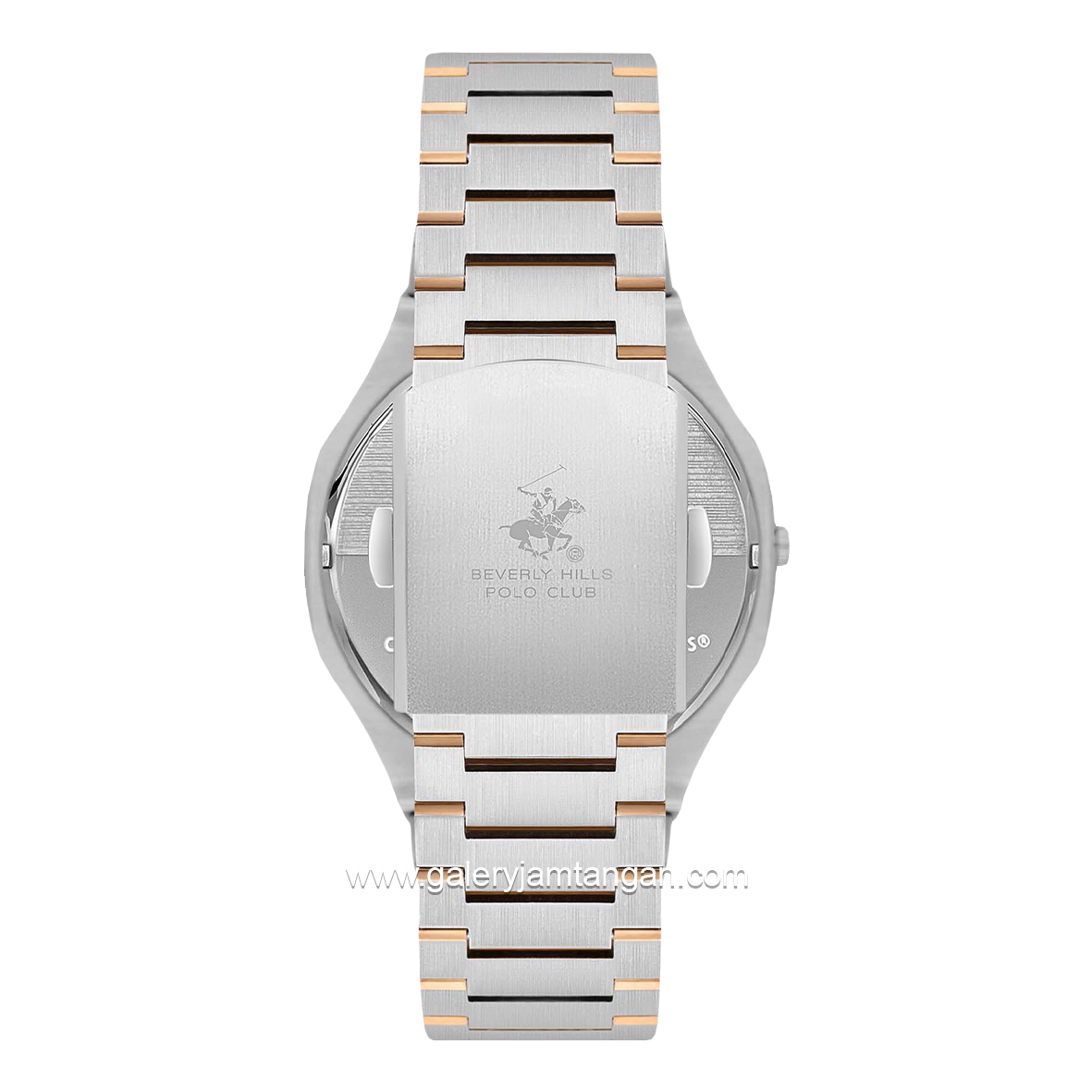 Beverly Hills Polo Club BP3634X.360 Silver Dial Black Stainless Steel
