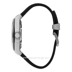 Beverly Hills Polo Club BP3636X.351 Black Silver Rubber Strap
