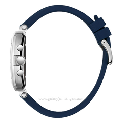 BEVERLY HILLS POLO CLUB BP3661X.399 Navy Silver Rubber Strap
