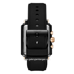 BEVERLY HILLS POLO CLUB BP3661X.651 Black Rosegold Rubber Strap