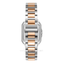 Beverly Hills Polo Club BP3671C.560 Silver Rosegold Dial Black Stainless Steel