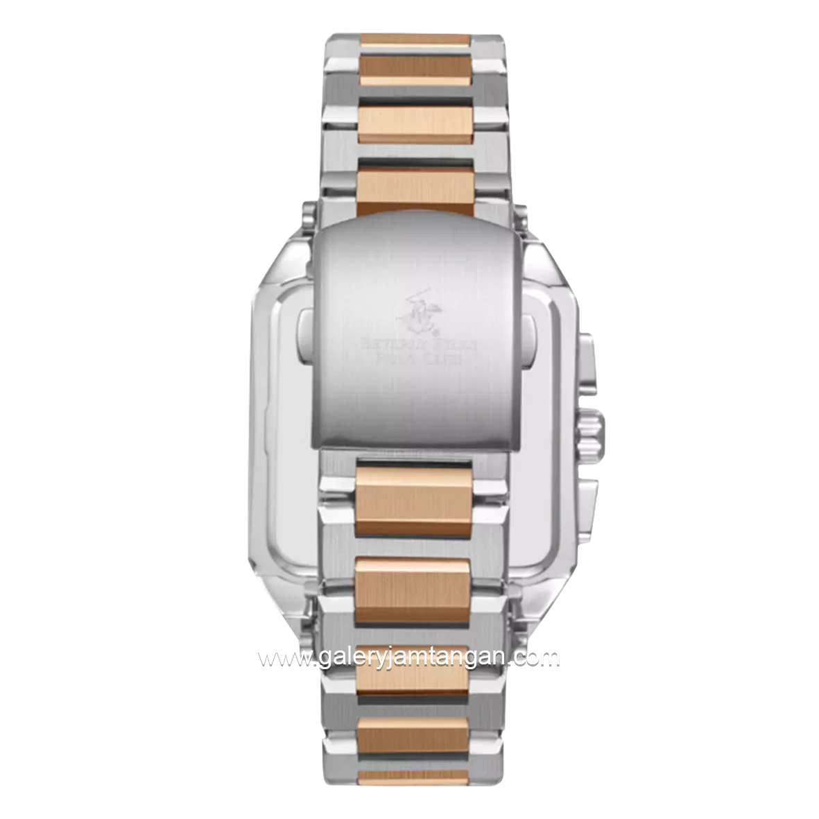 Beverly Hills Polo Club BP3685X.550 Silver Combination Gold Dial Black Stainless Steel