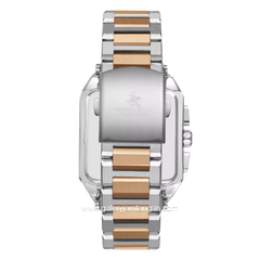 Beverly Hills Polo Club BP3685X.550 Silver Combination Gold Dial Black Stainless Steel