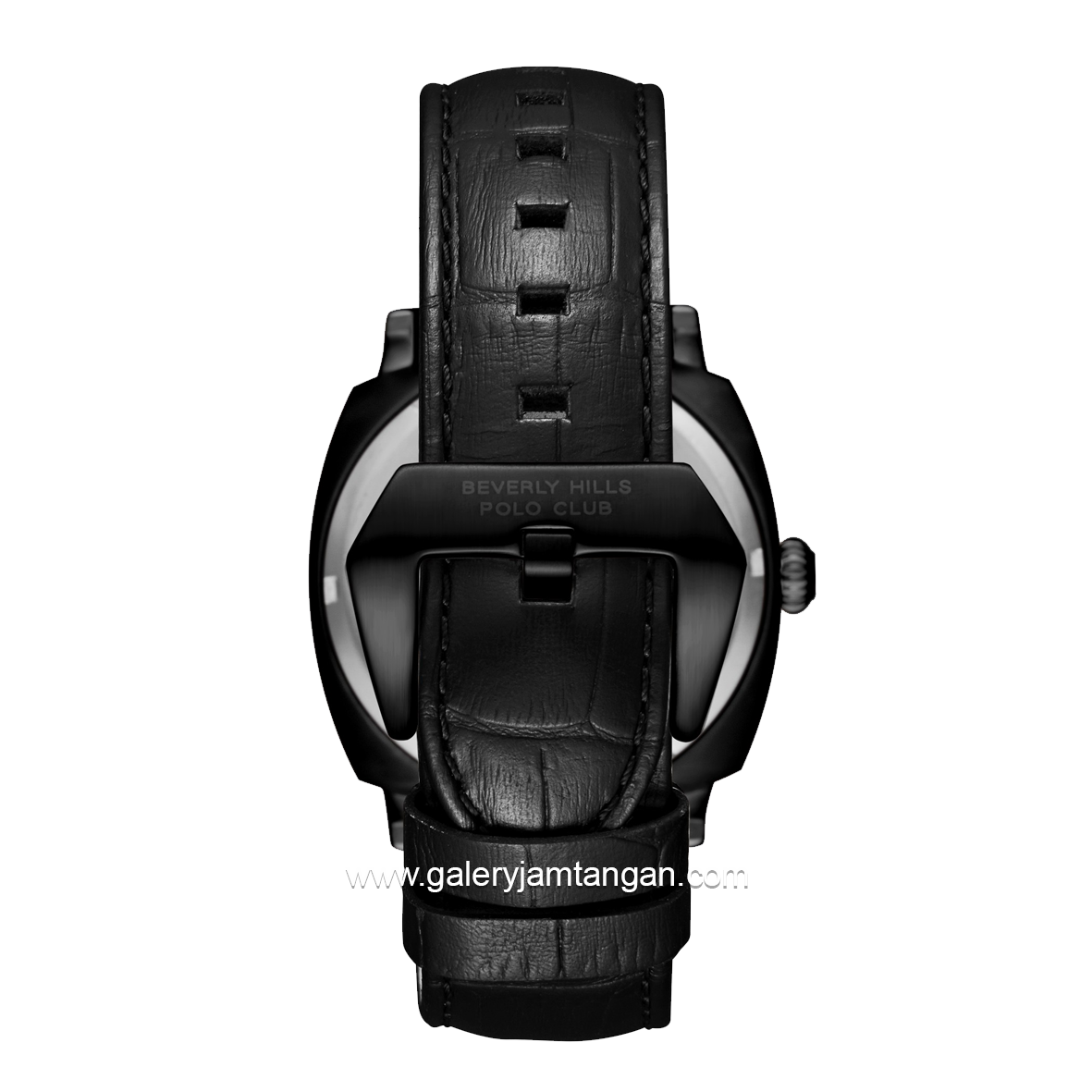 Beverly Hills Polo Club BP3688X.351 Black Leather Strap