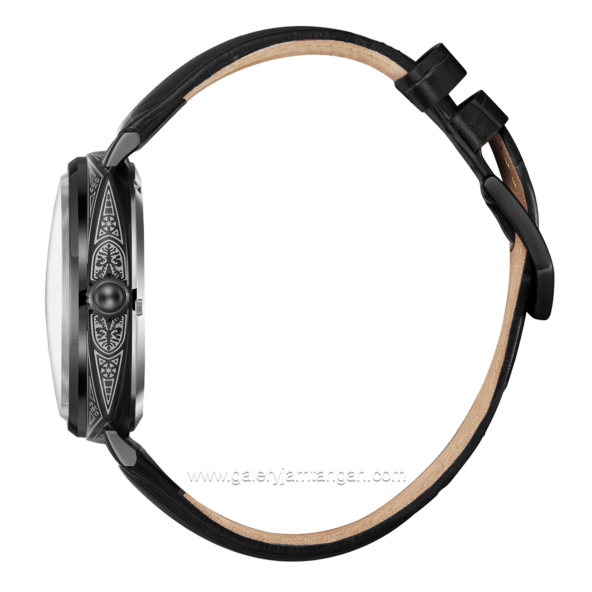 Beverly Hills Polo Club BP3688X.351 Black Leather Strap