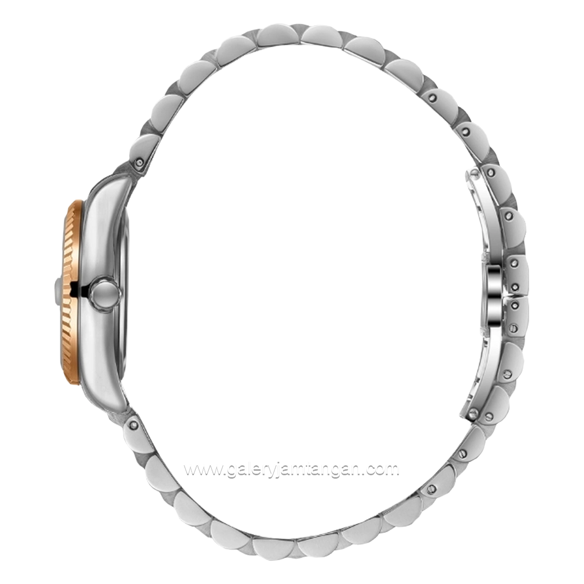 BEVERLY HILLS POLO CLUB BP3707X.520 Silver Gold Mother Of Pearl Dial Stainless Steel
