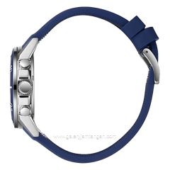 BEVERLY HILLS POLO CLUB BP3730X.399 Multi Function Navy Silicone Strap