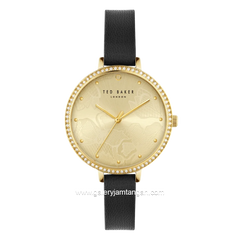 TED BAKER CLASSIC CHIC BKPDSS300UO Black Gold Leather Strap