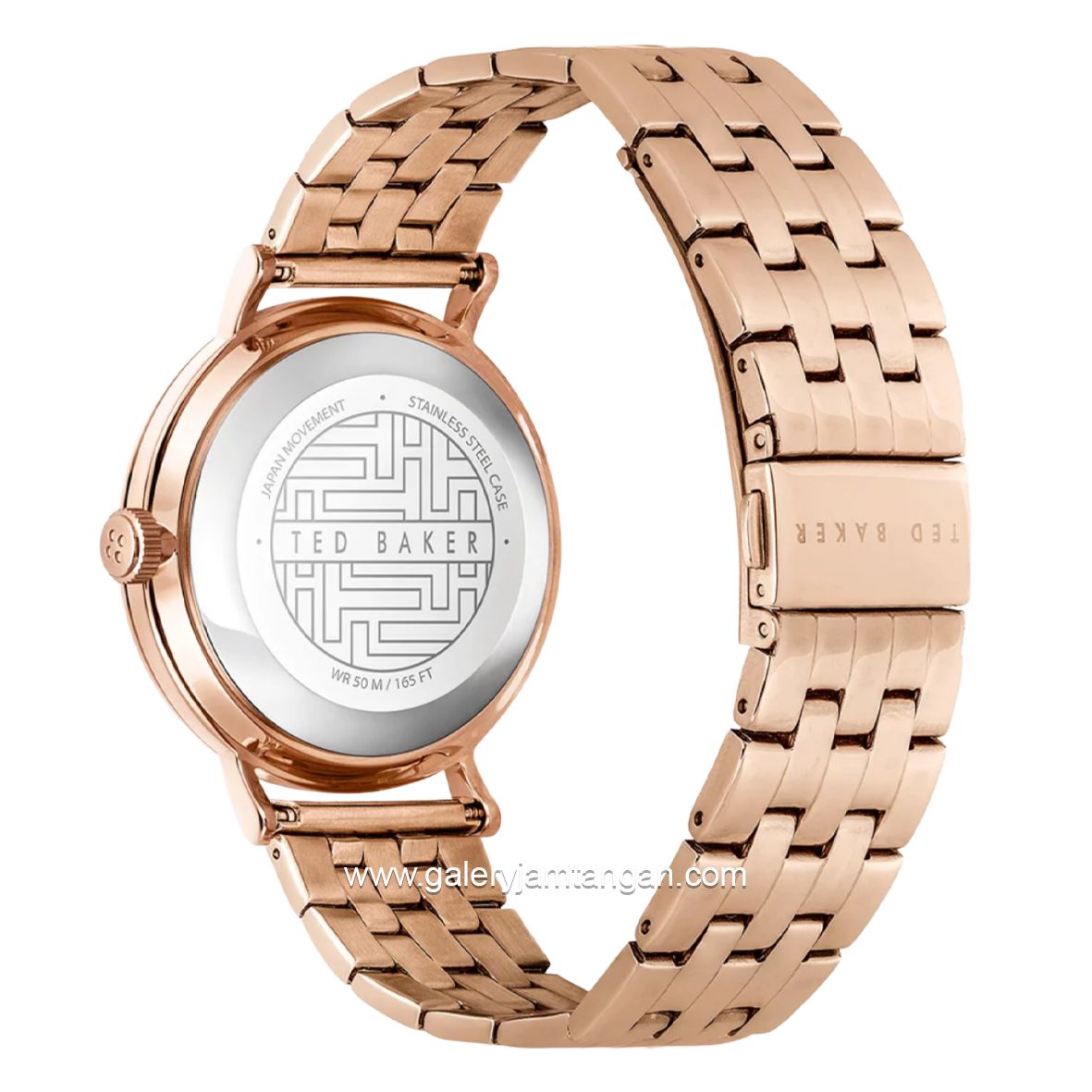 TED BAKER FITZROVIA BLOOM BKPFZS118 Rosegold Stainless Steel Strap