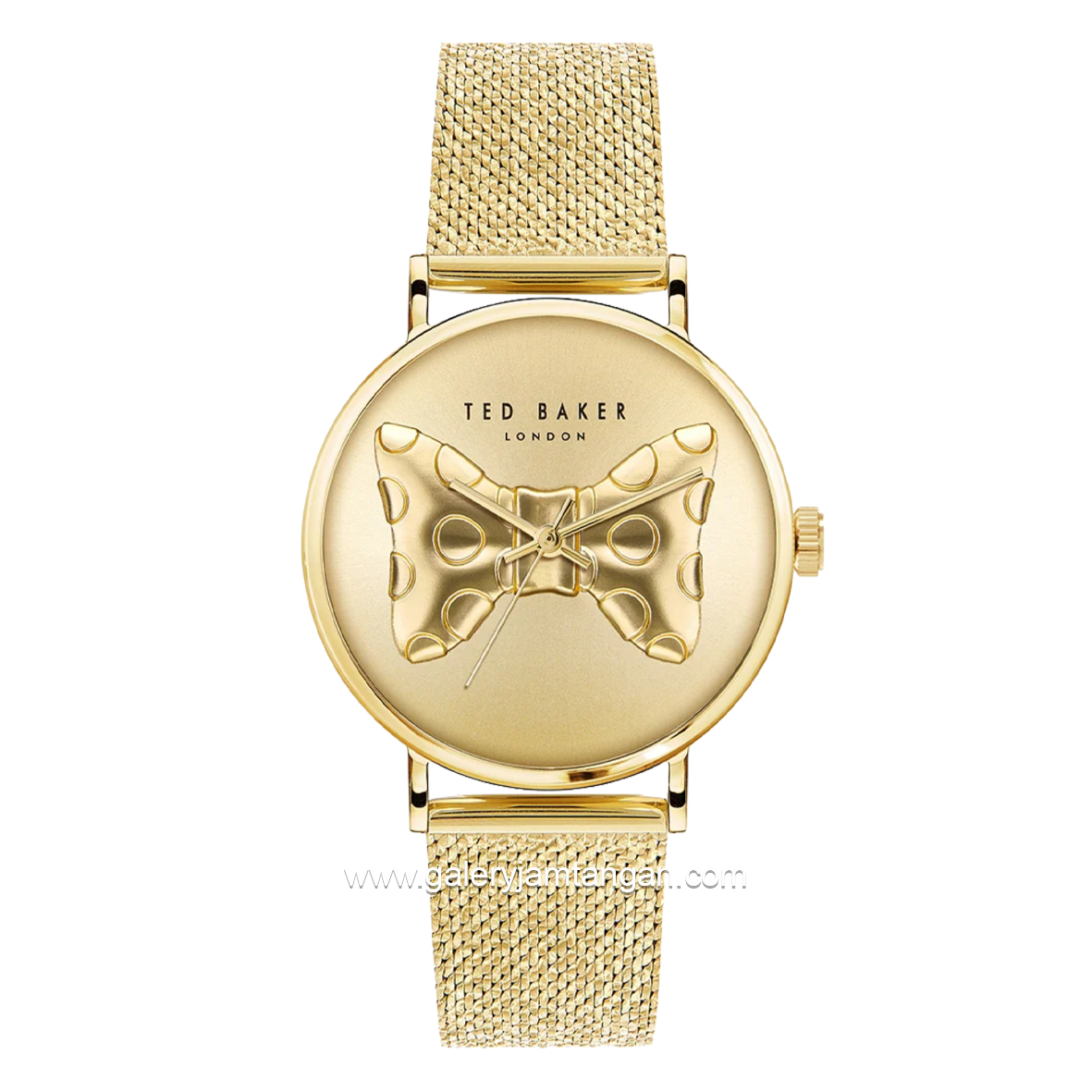 TED BAKER PHYLIPA BOW BKPPHS303UO Full Gold Stainless Steel Strap