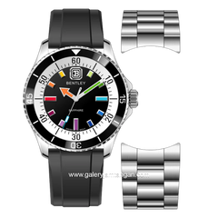 BENTLEY BL-20-07 Full Black Rubber Strap