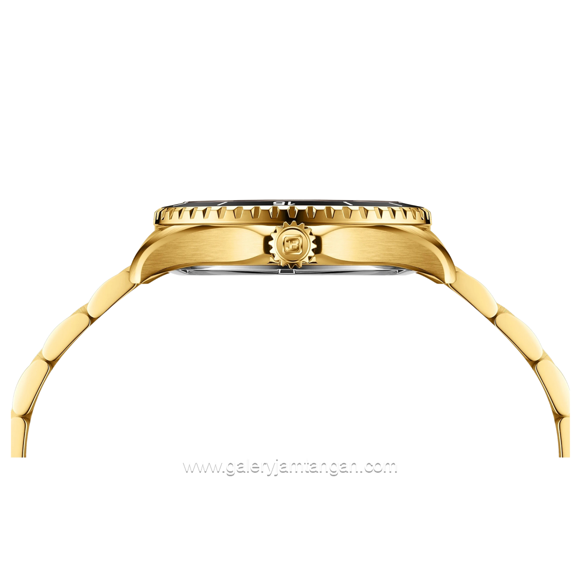BENTLEY BL-20-32 Gold Dial Brown Stainless Steel Strap