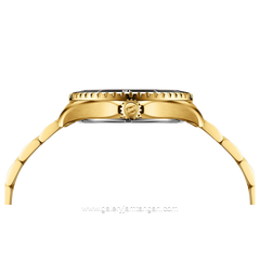BENTLEY BL-20-32 Gold Dial Brown Stainless Steel Strap